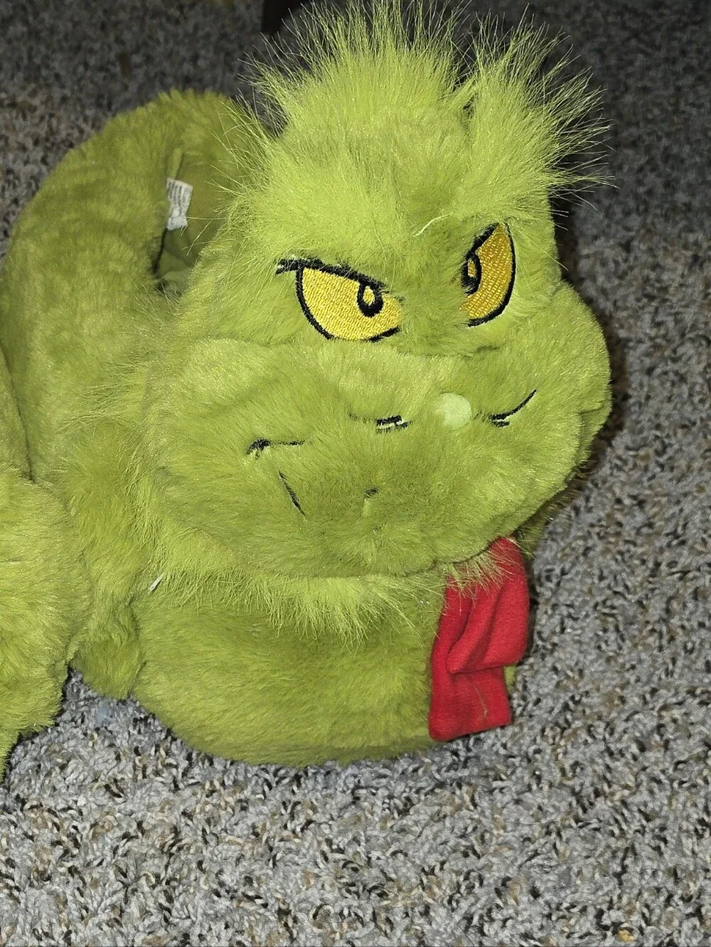 Christmas Grinch slippers US Men Size 10/11